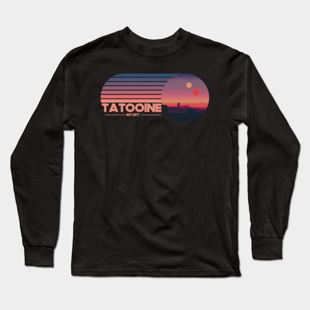 Tatooine Long Sleeve T-Shirt by Myartstor 